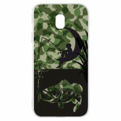 Чохол для Samsung J3 2017 Хлопчик сидячи на місяці рибалить - PrintSalon