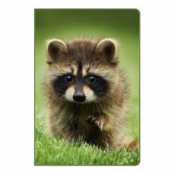 Блокнот з принтом Маленький єнот - PrintSalon