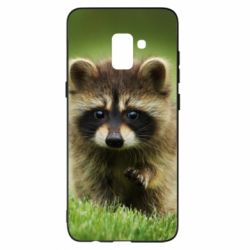 Чохол для Samsung A8+ 2018 Маленький єнот - PrintSalon