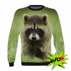 Дитячий 3D світшот Маленький єнот - PrintSalon