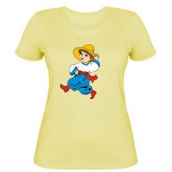 Жіноча футболка Маленький українець - PrintSalon