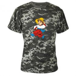 Камуфляжна футболка Маленький українець - PrintSalon