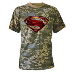 Камуфляжная футболка Man of Steel - PrintSalon
