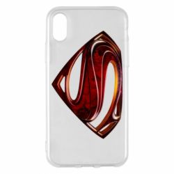 Чехол для iPhone X/Xs Man of Steel - PrintSalon