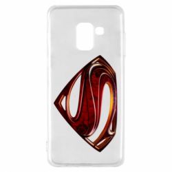 Чехол для Samsung A8 2018 Man of Steel - PrintSalon
