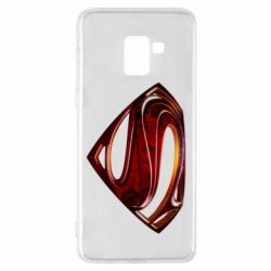 Чехол для Samsung A8+ 2018 Man of Steel - PrintSalon