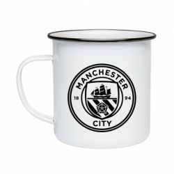 Кружка эмалированная Manchester City Logo - PrintSalon