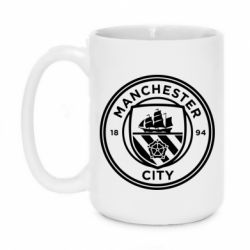 Чашка 420ml Manchester City Logo - PrintSalon