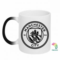 Чашка-хамелеон Manchester City Logo - PrintSalon