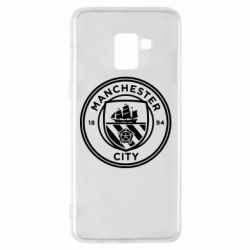Чехол для Samsung A8+ 2018 Manchester City Logo
