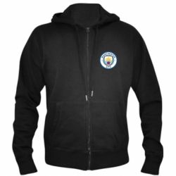 Мужское худи на молнии Manchester City - PrintSalon