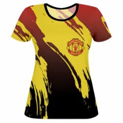 Женская футболка 3D Manchester United 1