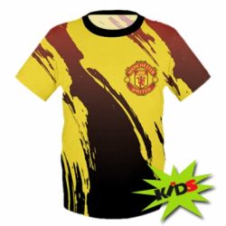 Детская 3D футболка Manchester United 1
