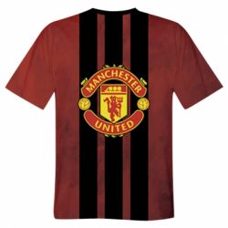 Мужская футболка 3D Manchester United-PrintSalon Мужская футболка 3D Manchester United
