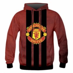 Чоловіче 3D худі Manchester United-PrintSalon Чоловіче 3D худі Manchester United