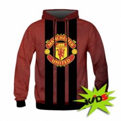 Дитяче 3D худі Manchester United - PrintSalon
