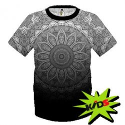 Детская 3D футболка Mandala gradient