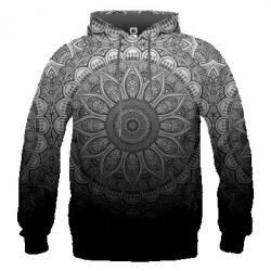 Мужское 3D худи Mandala gradient