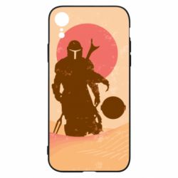 Чехол для iPhone XR Mandalorian and minimalism