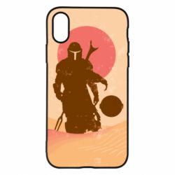 Чохол для iPhone X/Xs Mandalorian and minimalism - PrintSalon