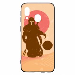 Чохол для Samsung A40 Mandalorian and minimalism - PrintSalon