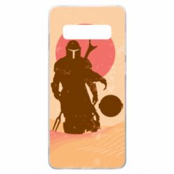 Чохол для Samsung S10+ Mandalorian and minimalism - PrintSalon