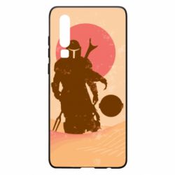 Чохол для Huawei P30 Mandalorian and minimalism - PrintSalon