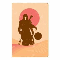 Блокнот з принтом Mandalorian and minimalism - PrintSalon