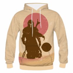 Чоловіче 3D худі Mandalorian and minimalism - PrintSalon