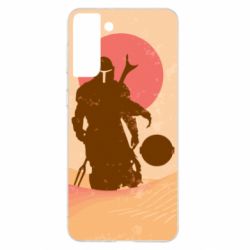 Чохол для Samsung S21+ Mandalorian and minimalism - PrintSalon