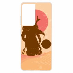 Чохол для Samsung S21 Ultra Mandalorian and minimalism - PrintSalon