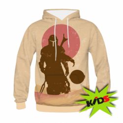Дитяче 3D худі Mandalorian and minimalism