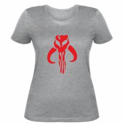 Женская футболка Mandalorian emblem - PrintSalon