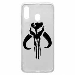 Чехол для Samsung A20 Mandalorian emblem - PrintSalon