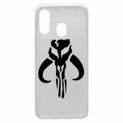 Чехол для Samsung A40 Mandalorian emblem - PrintSalon