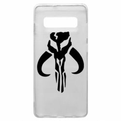 Чехол для Samsung S10+ Mandalorian emblem - PrintSalon