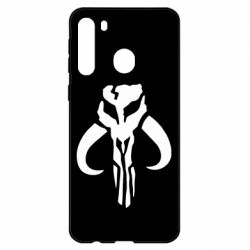 Чехол для Samsung A21 Mandalorian emblem - PrintSalon