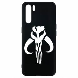 Чехол для Oppo A91/Reno3 Mandalorian emblem - PrintSalon