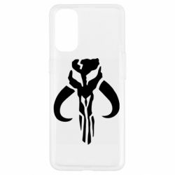 Чехол для Oppo Reno 4 Mandalorian emblem - PrintSalon