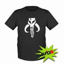Детская футболка Mandalorian emblem - PrintSalon