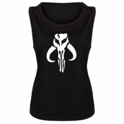Женская майка Mandalorian emblem - PrintSalon