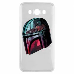 Чехол для Samsung J7 2016 Mandalorian Helmet profil - PrintSalon
