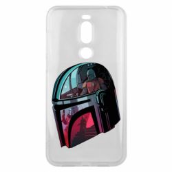 Чехол для Meizu X8 Mandalorian Helmet profil - PrintSalon