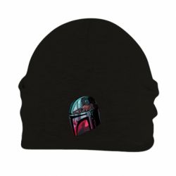 Шапка флисовая Mandalorian Helmet profil - PrintSalon