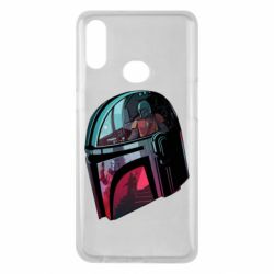 Чехол для Samsung A10s Mandalorian Helmet profil - PrintSalon