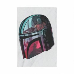 Полотенце с принтом Mandalorian Helmet profil - PrintSalon
