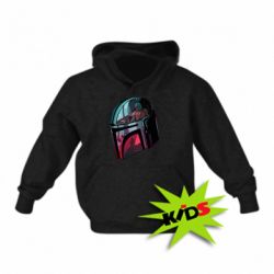 Детское худи Mandalorian Helmet profil - PrintSalon