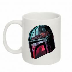Чашка 320ml Mandalorian Helmet profil