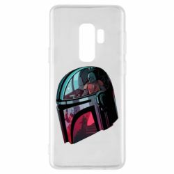 Чехол для Samsung S9+ Mandalorian Helmet profil - PrintSalon