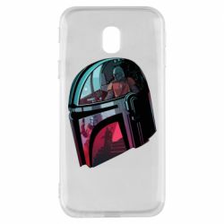 Чехол для Samsung J3 2017 Mandalorian Helmet profil - PrintSalon